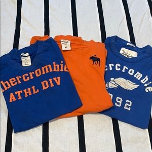 kids XL muscle Abercrombie shirts x3 for 1